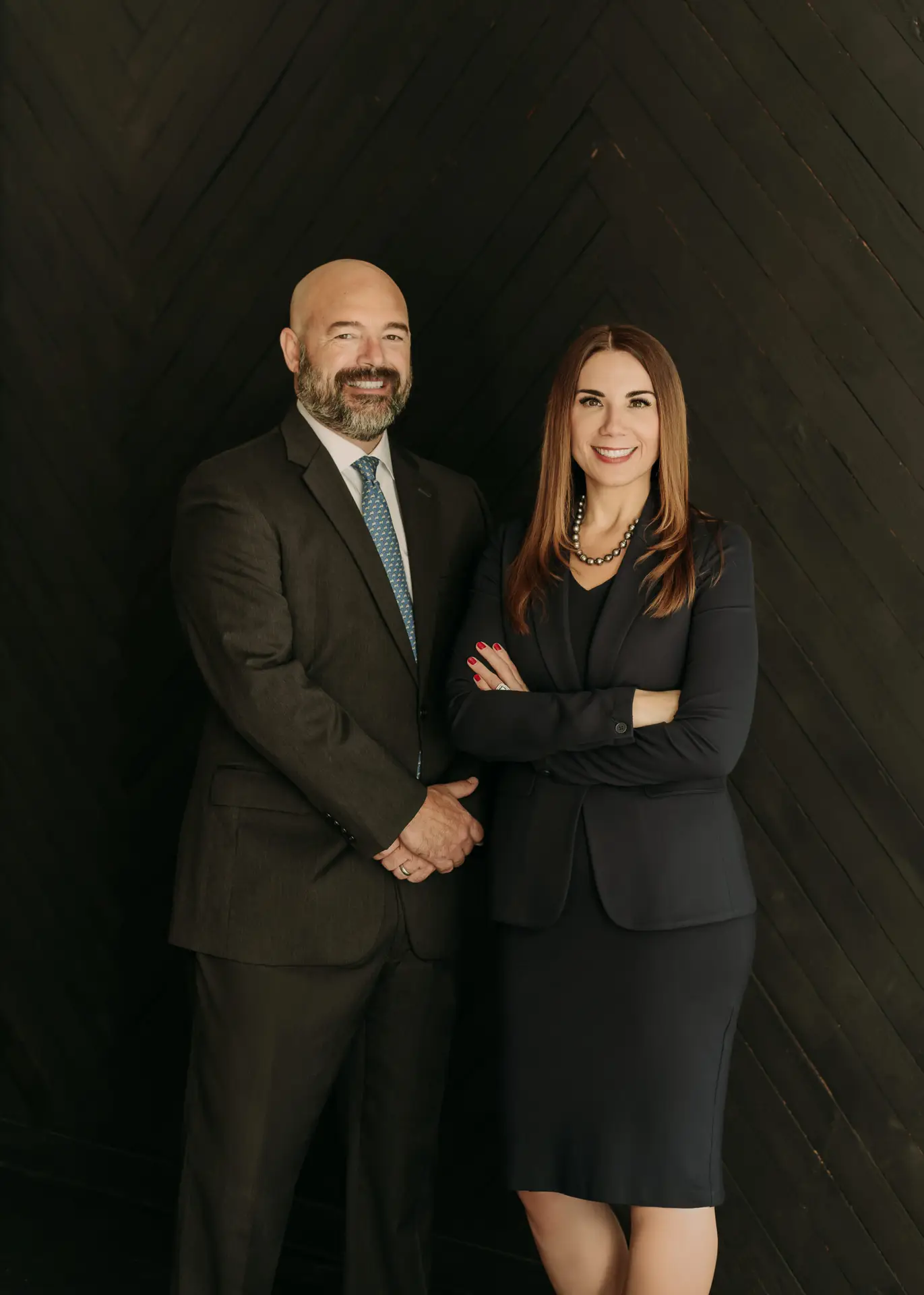 John Martinez and Marion Reilly Standing